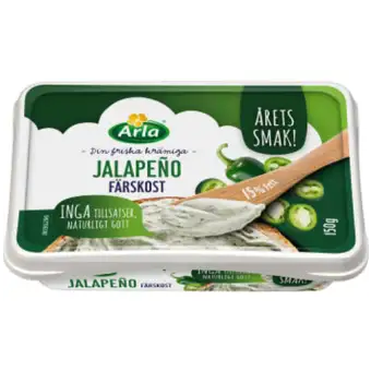 ARLA Färskost Jalapeño 150g