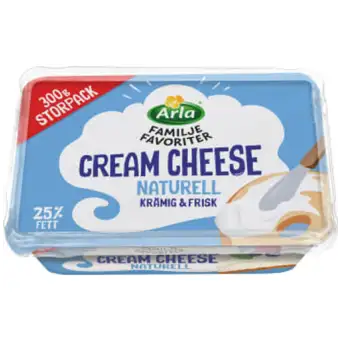 ARLA Cream cheese Naturell 300g