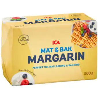 ICA Mat & bakmargarin 80% 500g