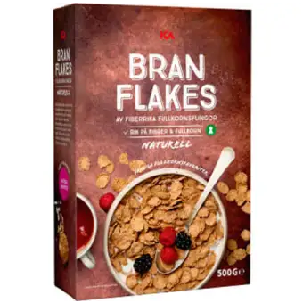 ICA Branflakes Naturell 500g