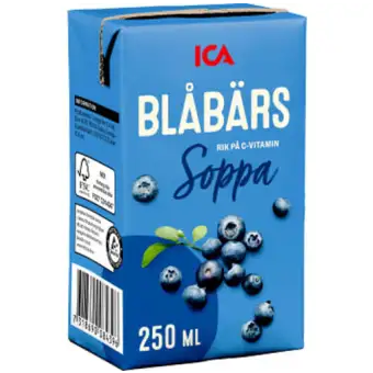 ICA Blåbärssoppa 250ml