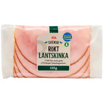 ICA Lantskinka Rökt 120g