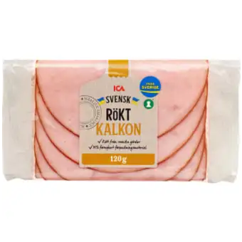 ICA Kalkon Rökt 120g