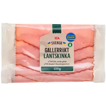 ICA Lantskinka Gallerrökt 120g