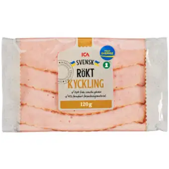 ICA Kyckling Rökt 120g