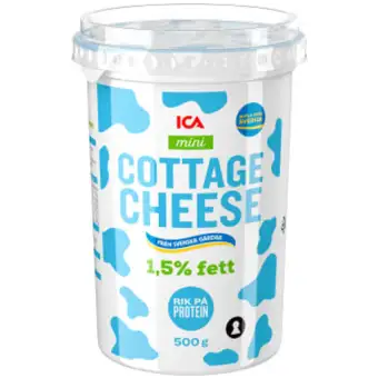 ICA Cottage Cheese Mini Naturell 1,5% 500g