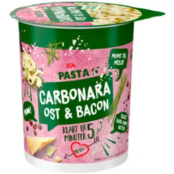 ICA Pasta Cup Carbonara 70g