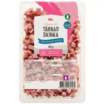 ICA Tärnad Skinka Rökt 180g