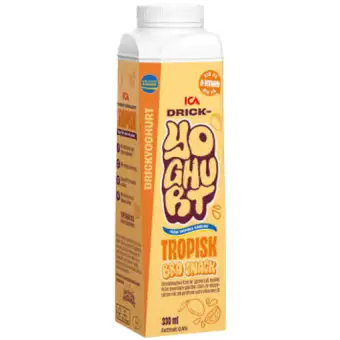 ICA Drickyoghurt Tropisk 330ml