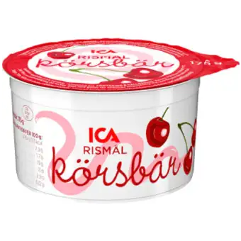 ICA Rismål Körsbär 175g