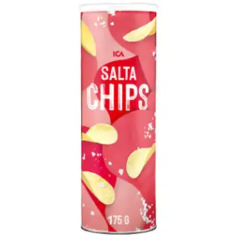 ICA Chips Salta Tub 175g ICA