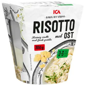 ICA Färdigmat Risotto med ost 300g