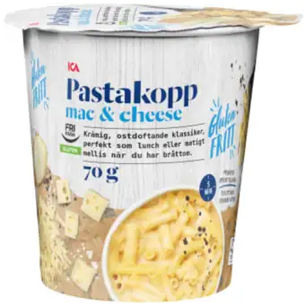 Ica Pastakopp Mac & Cheese Glutenfri 70g