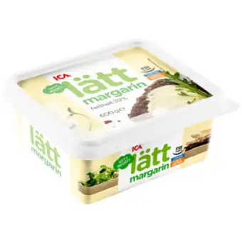 ICA Lättmargarin 39% 600g