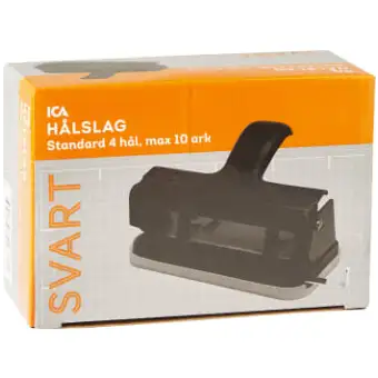 ICA Hålslag Svart