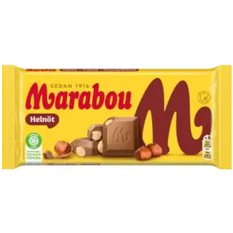 MARABOU Mjölkchoklad Helnöt 200g Marabou