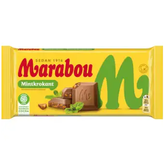 Marabou Chokladkaka Mintkrokant