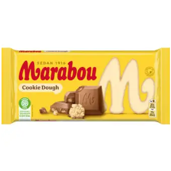 MARABOU Mjölkchoklad Cookie Dough 185g Marabou