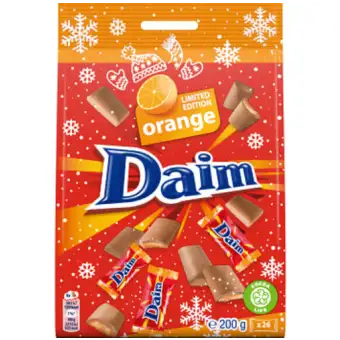 DAIM Chokladpåse Mini Orange LTD 200g Daim